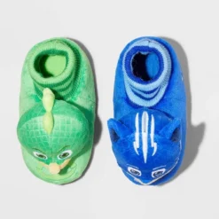 Toddler PJ Masks Slippers - Green S