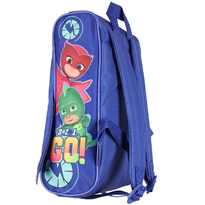 PJ Masks Backpack Gekko Owlette Catboy Racing Car Travel Backpack Bag For Toys Blue 2 PJ Masks Backpack Gekko Owlette Catboy Racing Car Travel Backpack Bag For Toys Blue - Image 2