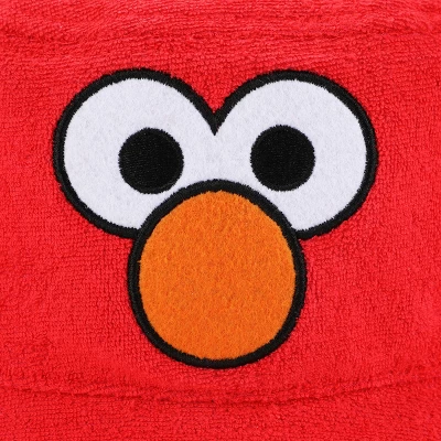 Sesame Street Elmo Big Face Red Bucket Hat 1 Sesame Street Elmo Big Face Red Bucket Hat