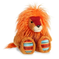 Aurora Luxe Boutique 12" Zahara Lion Orange Stuffed Animal