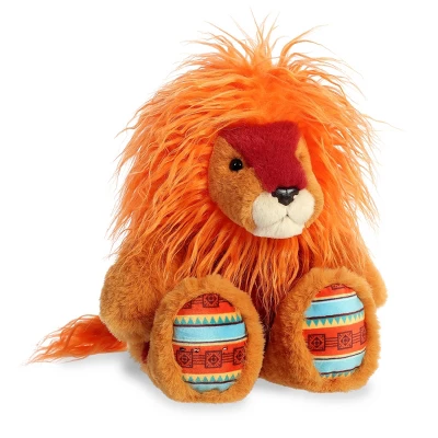 Aurora Luxe Boutique 12" Zahara Lion Orange Stuffed Animal 1 Aurora Luxe Boutique 12" Zahara Lion Orange Stuffed Animal