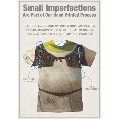 Popfunk Shrek Front-Back Print Adult Sublimated Costume T-Shirt 3 Popfunk Shrek Front-Back Print Adult Sublimated Costume T-Shirt - Image 3