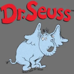 Infant's Dr. Seuss Horton The Elephant Classic Logo Bodysuit - Athletic Heather - 12 Months