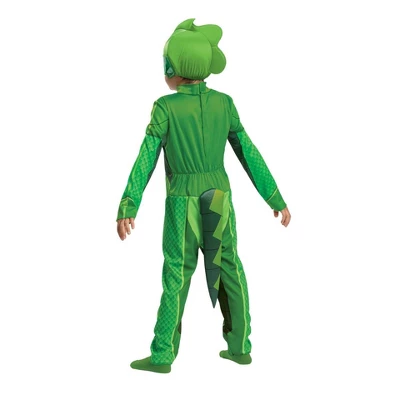 Hasbro Toddler PJ Masks Gekko Classic Halloween Costume Jumpsuit With Headpiece 4-6 1 Hasbro Toddler PJ Masks Gekko Classic Halloween Costume Jumpsuit With Headpiece 4-6