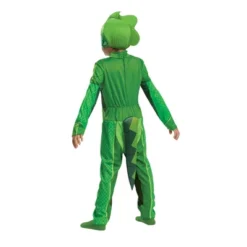 Hasbro Toddler PJ Masks Gekko Classic Halloween Costume Jumpsuit With Headpiece 3-4T