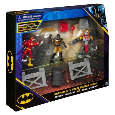 Batman DC Gotham City Train Station Havoc: Batman And The Flash Vs Gorilla Grodd Battle Pack (Target Exclusive) 6 Batman DC Gotham City Train Station Havoc: Batman And The Flash Vs Gorilla Grodd Battle Pack (Target Exclusive) - Image 6