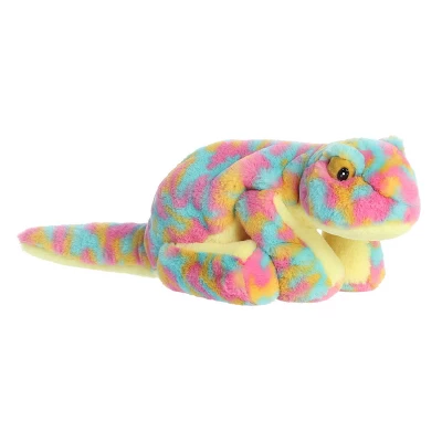 Aurora Large Gecko Snoozles Laid-back Stuffed Animal Blue 19" 4 Aurora Large Gecko Snoozles Laid-back Stuffed Animal Blue 19" - Image 4
